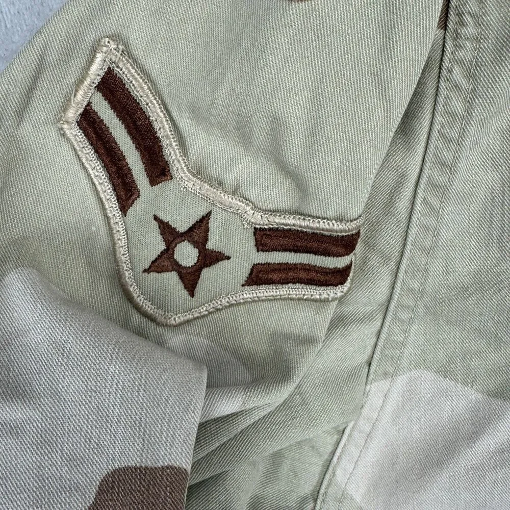 USAF Air Force 1995 Field‎ Jacket M65 Desert Camo Men Coat Large Regular VTG